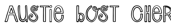Austie Bost Cherry Cola font preview